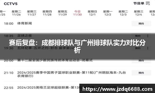 赛后复盘：成都排球队与广州排球队实力对比分析